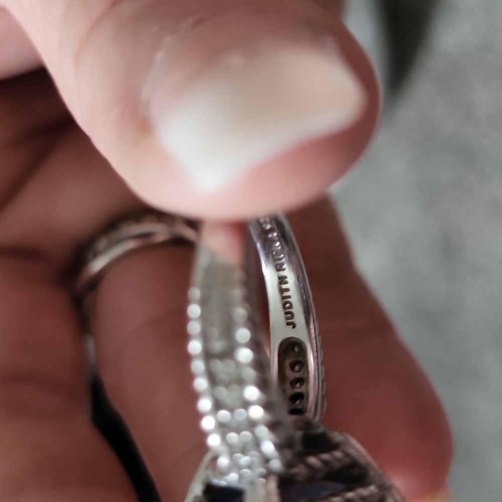 Judith ripka huge aqua ring. - Picture 4 of 5